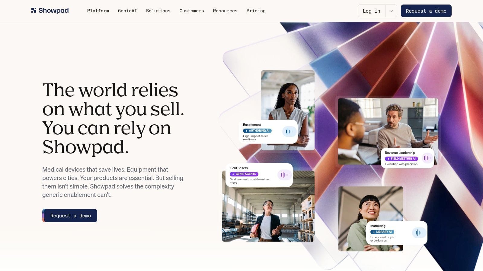 Showpad sales enablement platform